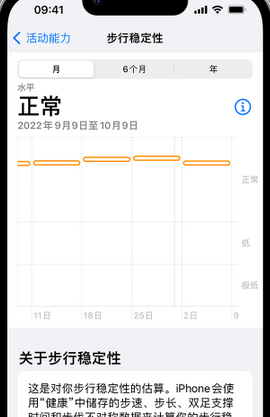 卧龙iPhone手机维修如何在iPhone开启'步行稳定性通知'