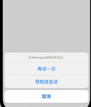 卧龙apple维修iPhone上无法正常发送iMessage信息