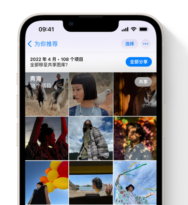 卧龙苹果维修网点分享在 iPhone 上使用共享图库 