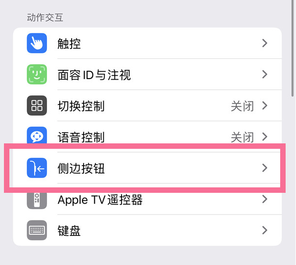 卧龙苹果14维修店分享iPhone14 Plus侧键双击下载功能关闭方法 